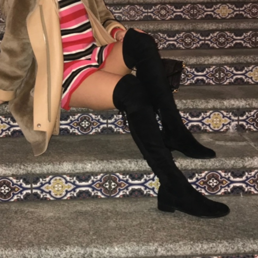 Dolce vita OTK black boots